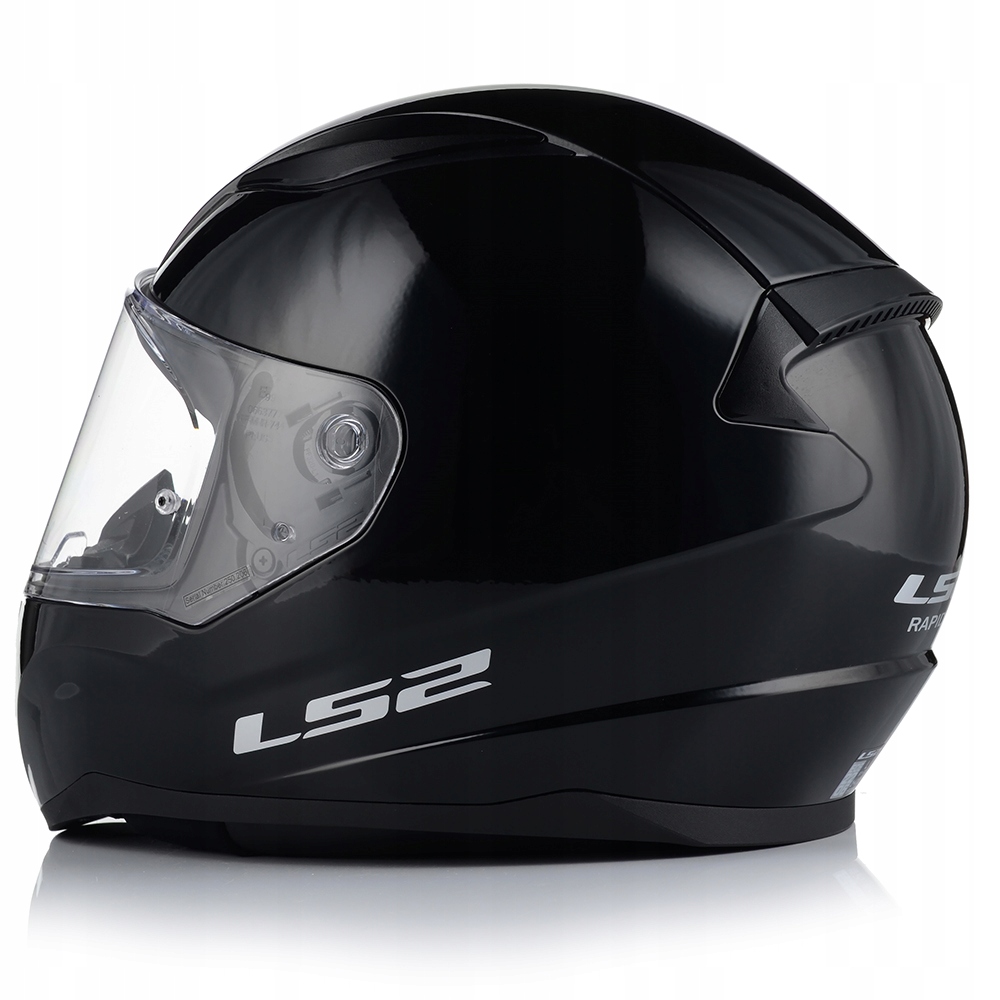 KASK MOTOCYKLOWY LS2 FF353 RAPID II CZARNY POŁYSK ECE 22.06 + CIEMNA SZYBA Rozmiar L