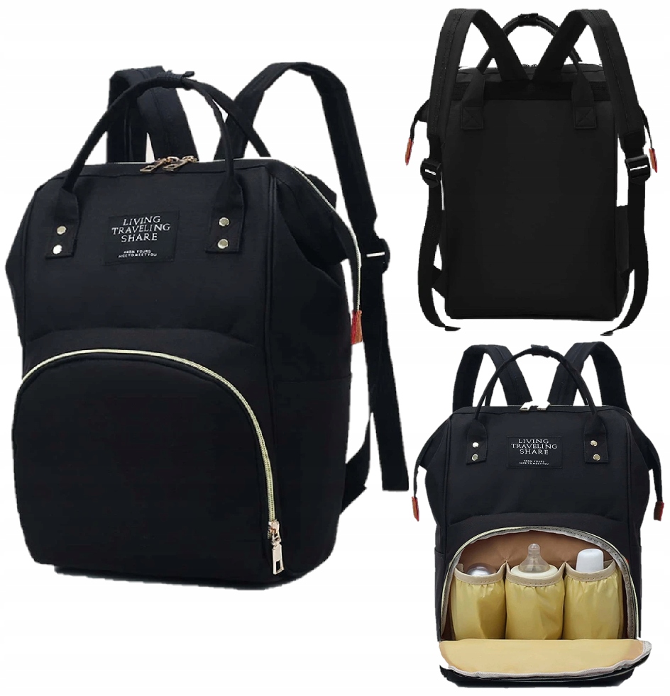 TORBA DLA MAMY TATY DO WÓZKA PLECAK PRAKTYCZNY ORGANIZER 3W1 POJEMNA MODNA