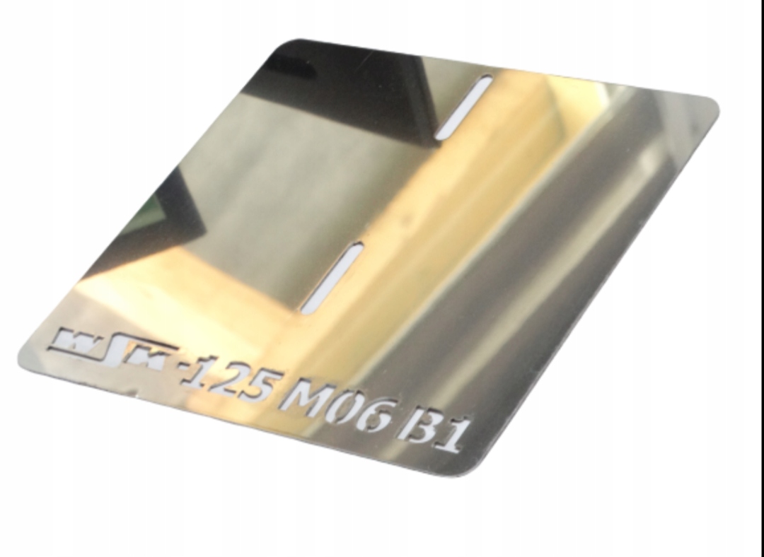 Blacha rejestracji dedykowana Wsk 125 M06 B1