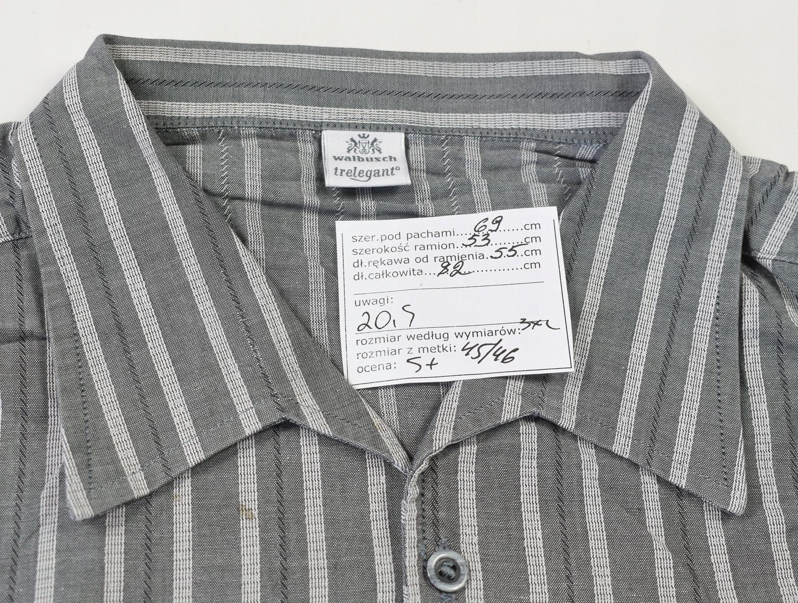 S22 KOSZULA MĘSKA WALBUSCH XXXL Fason regular