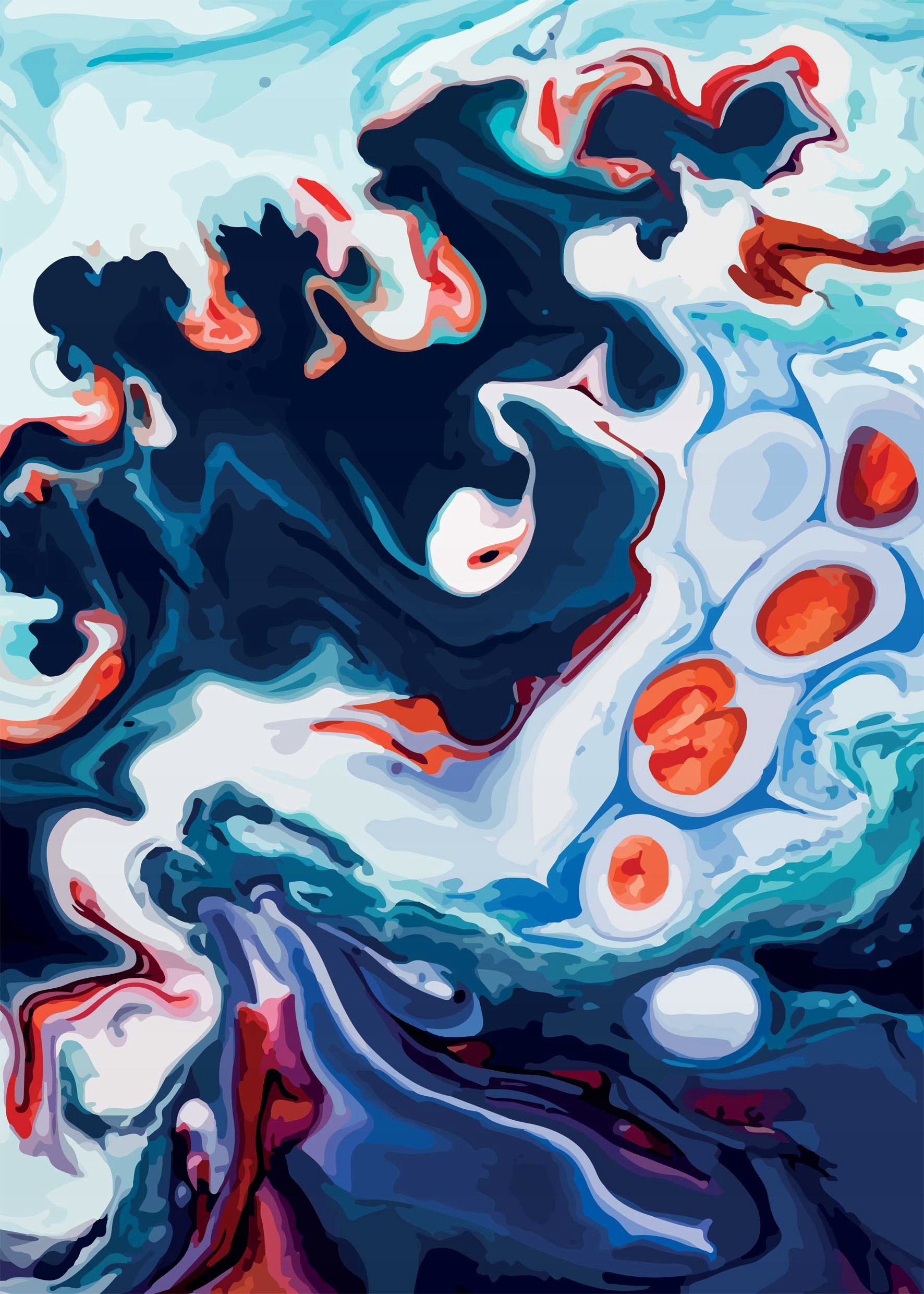 

Nowoczesny Plakat Plakaty ramka Abstrakcja 50x70