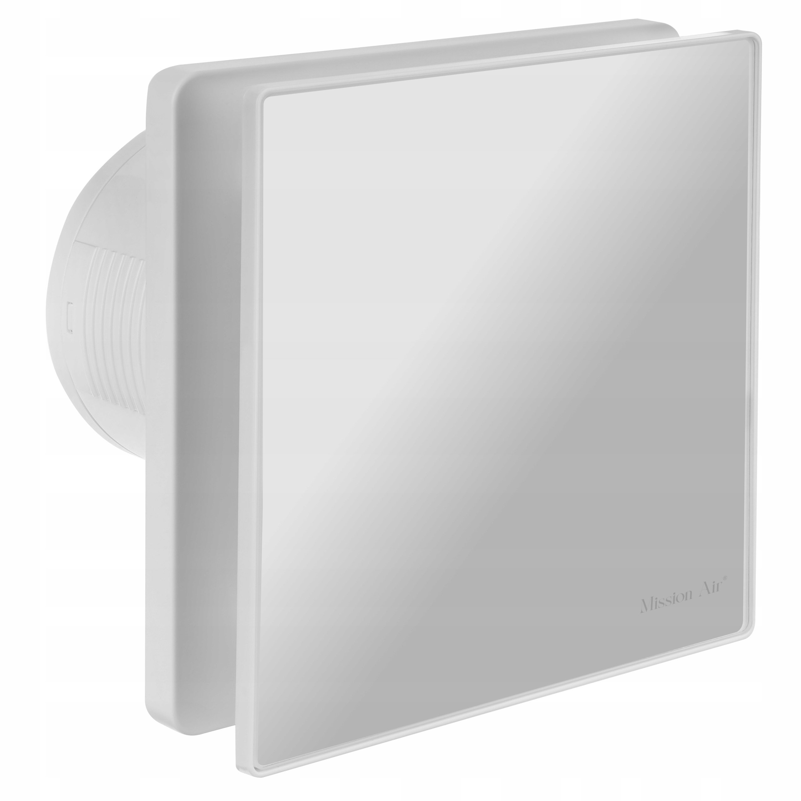 Koupelnový Ventilátor Mission Air Pure 100 S Bílý Moderní Tichá Klapka