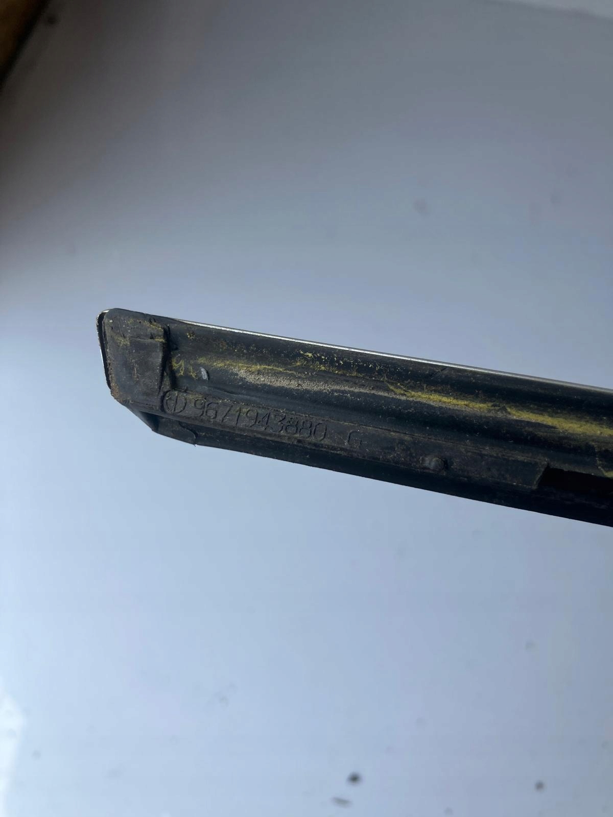 moulding dust door PEUGEOT 508 left front CHROM