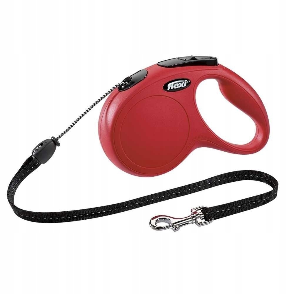 Levně Vodítko Flexi lanko červené 5 m M 20 kg