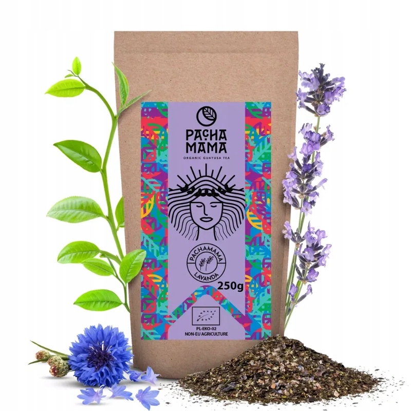 Guayusa Pachamama Lavanda – organická s levandulí – 100 g