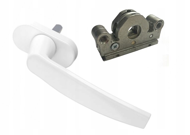 MACO KASETA NAPRAWCZA ZAMEK ZASUWNICY OKNA I DRZWI plus KLAMKA