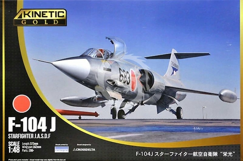 F-104J Starfighter J.a.s.d.f Kinetic K48080 měřítko 1/48