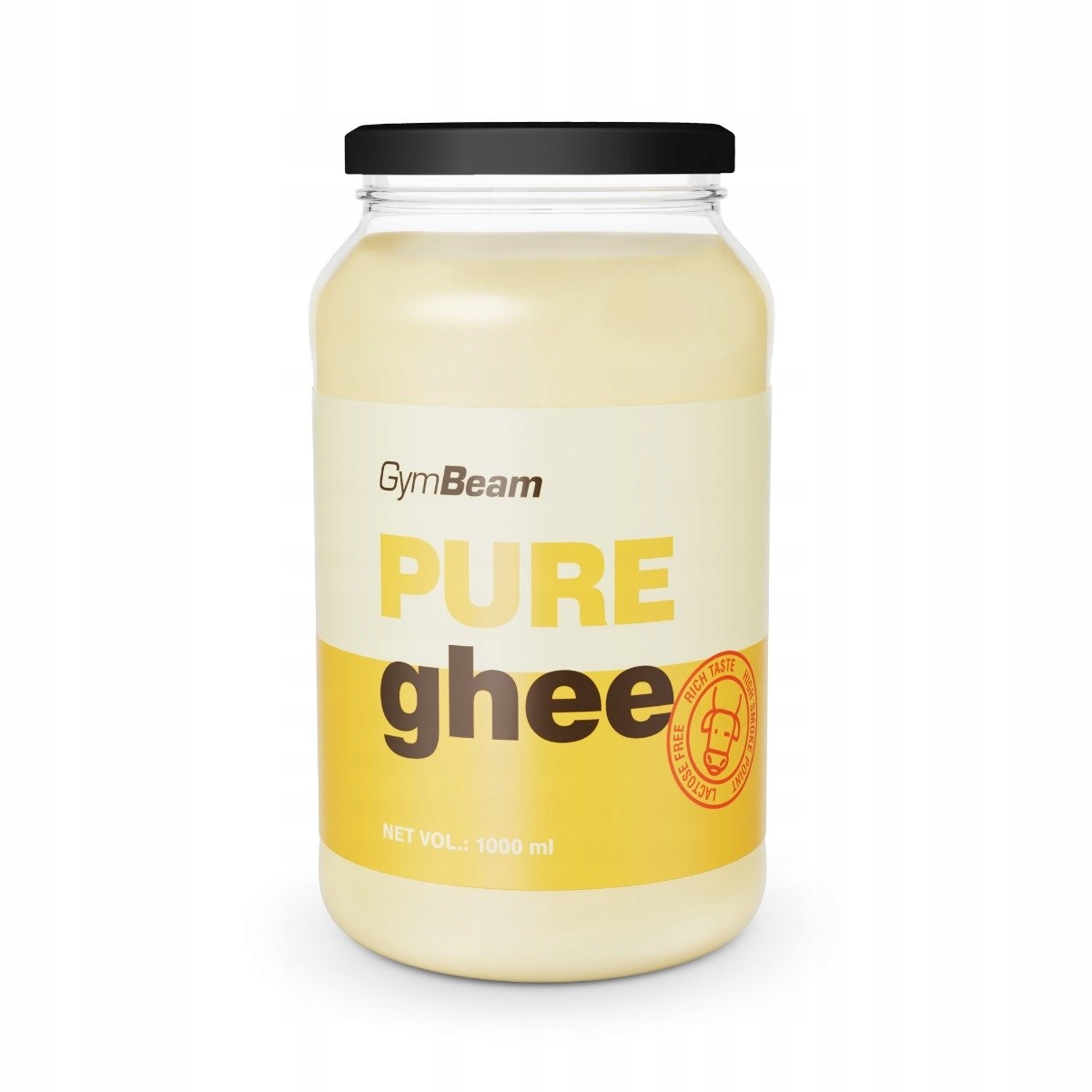 Masło Klarowane Ghee Bez Laktozy Wysoka Temp Dymienia GymBeam 1000 ml