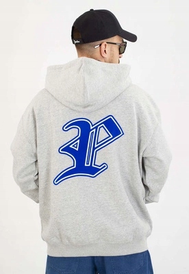 Mikina Prosto S kapucí Zip Ghotic P šedá