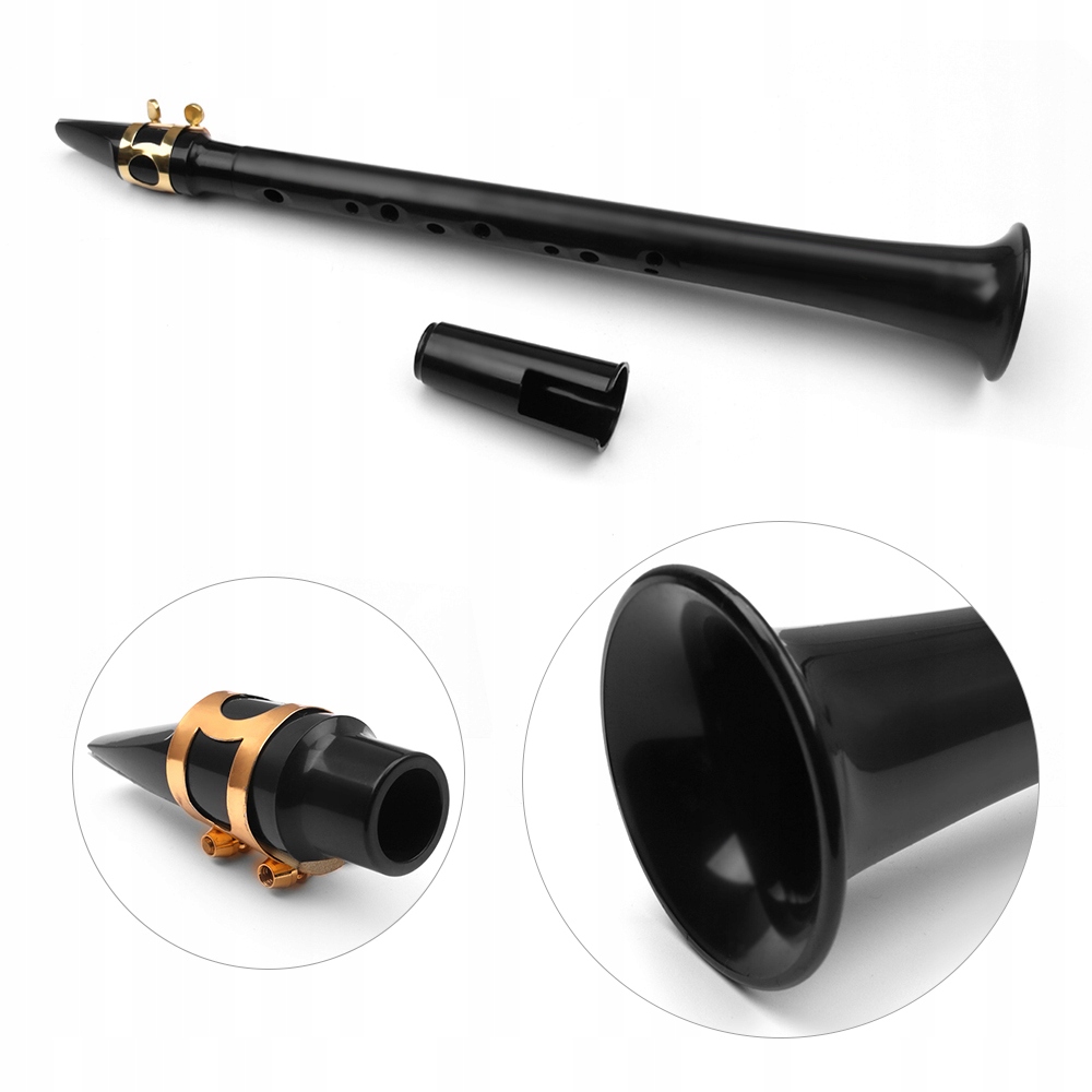 SAKSOFON KIESZONKOWY STROIKI CZARNY MINI SAKSOFON SAX POCKET