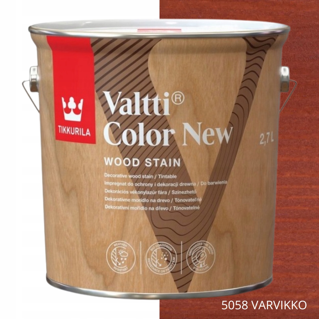 Tikkurila Impregnace Valtti Color New 2,7 L Barva 5058 Varvikko
