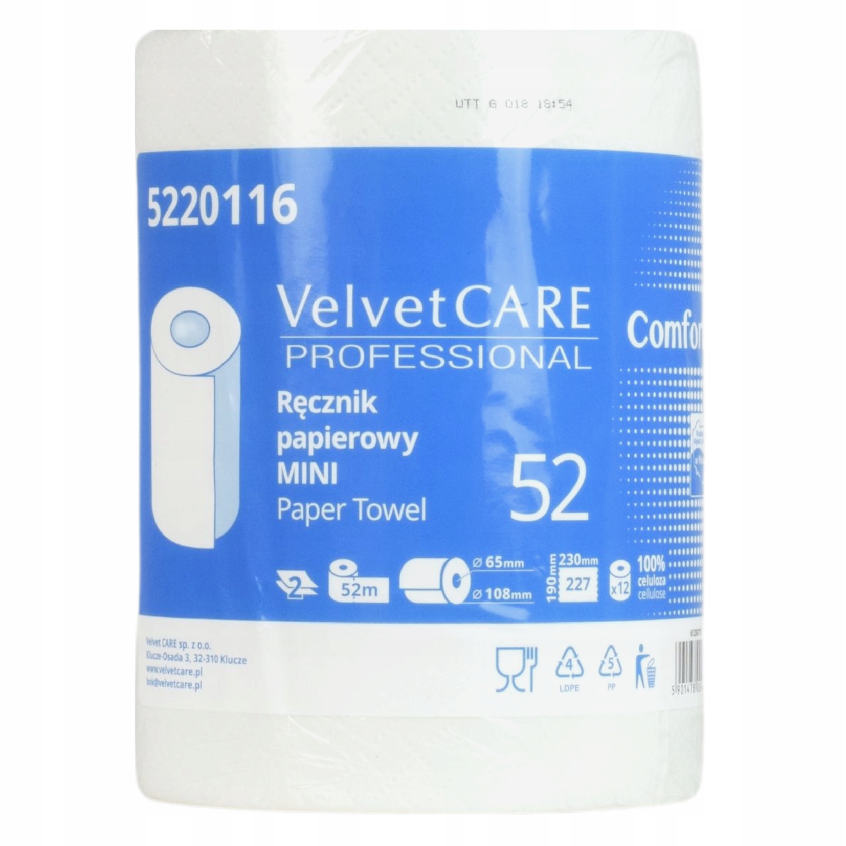

Ręcznik Papierowy Kuchenny Celuloza Velvet 52m