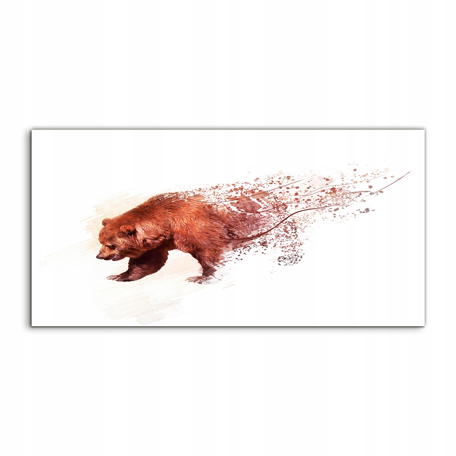 

Obraz akryl 120x60 na ścianę Niedźwiedź Akwarele