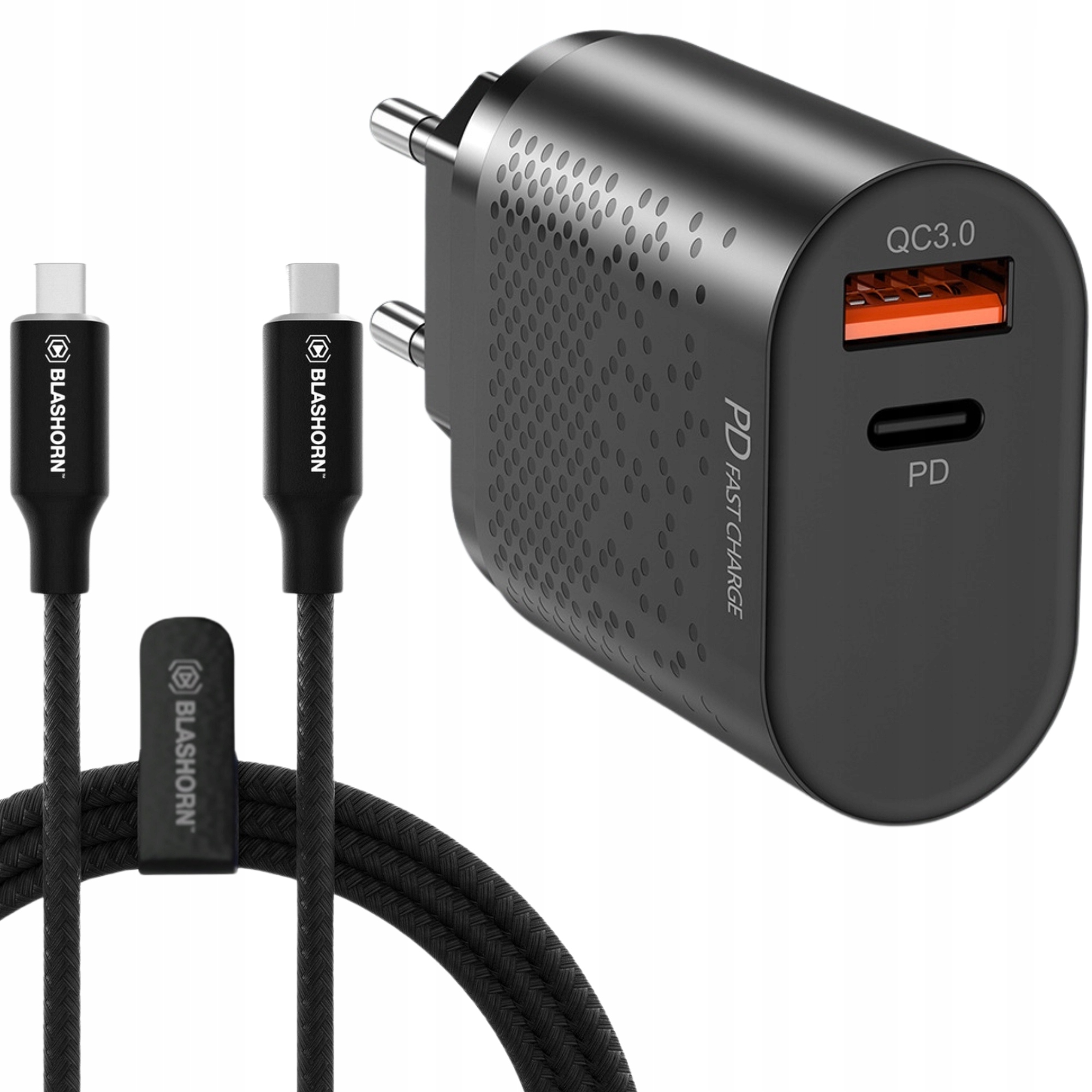 Zasilacz ładowarka Pd Usb-c szybka do telefonu sieciowa kabel przewód 1,2