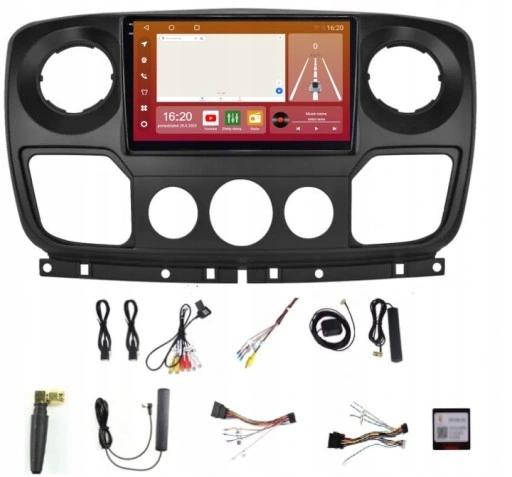 Rádio Android Navigácia Opel Movano 2010-2022 Carplay Wifi 8GB 256GB Sim