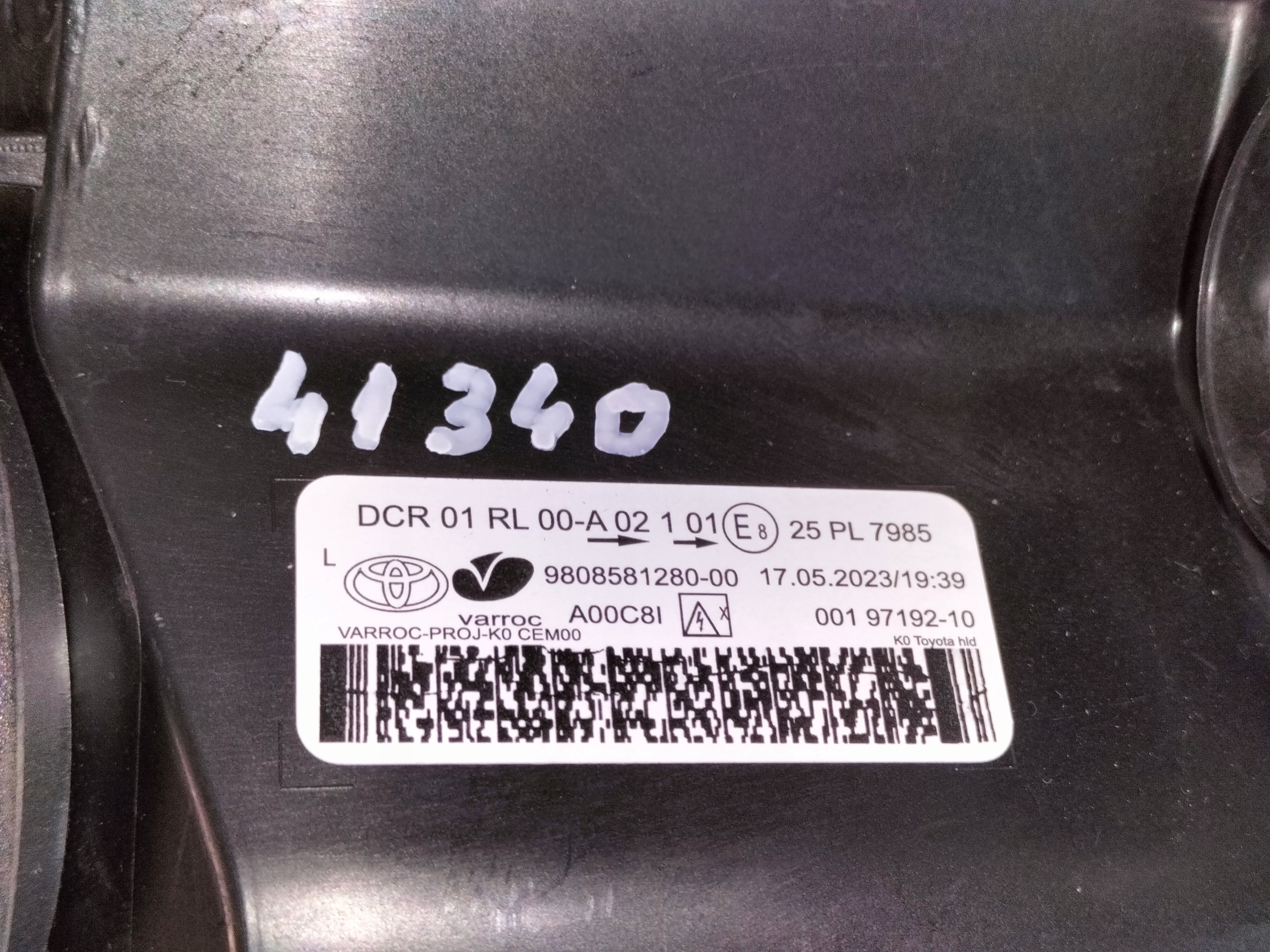 light front reflektor left TOYOTA PROACE II 16