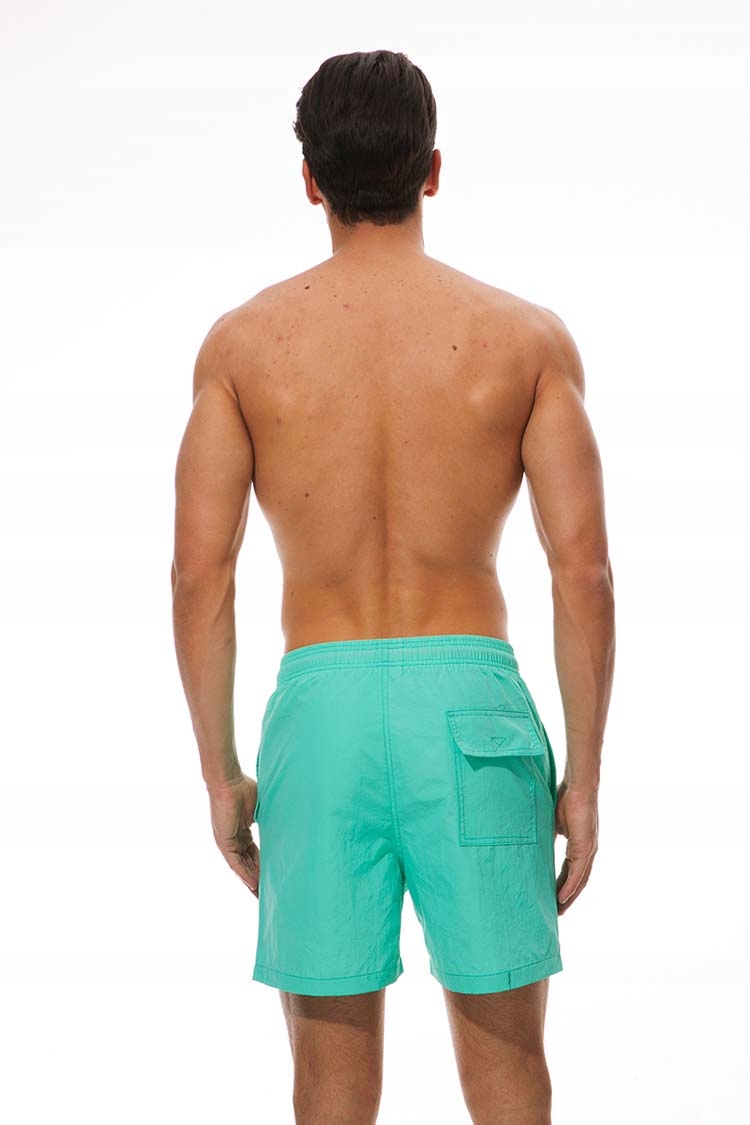 KĄPIELÓWKI MĘSKIE SZORTY SPODENKI TURKUSOWE - XL Płeć mężczyzna