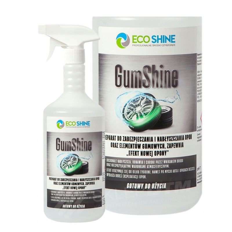 ECO SHINE duży zestaw kosmetyków samochodowych 6L Pojemność opakowania 6000 ml