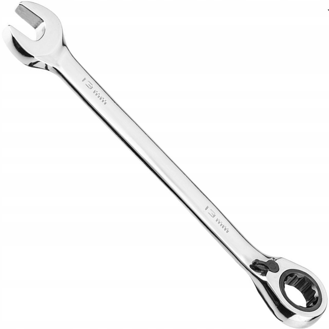 Neo Klucz 13mm płasko-oczkowy z grzechotką 72-zęby 175mm 09-325