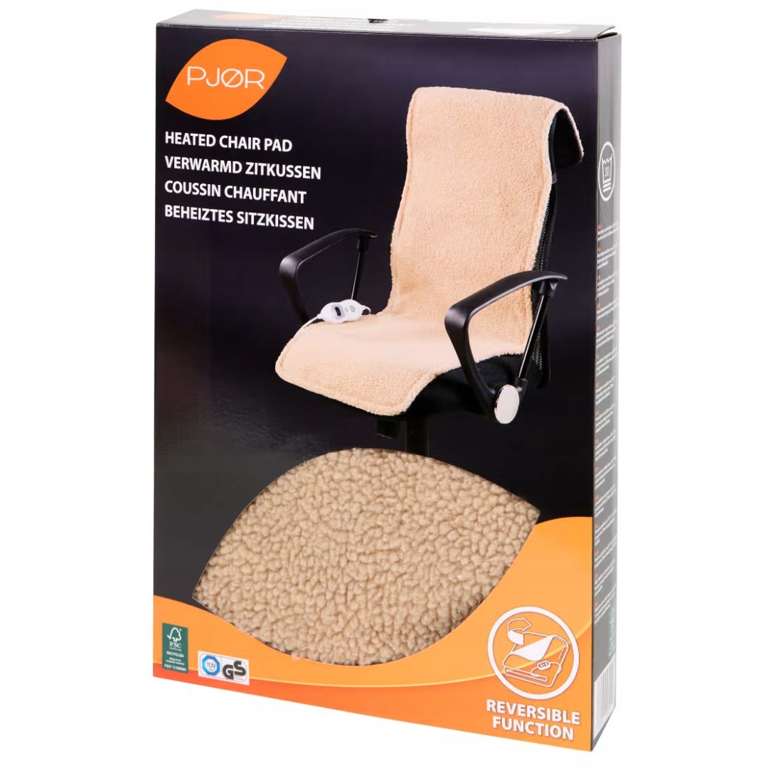 Podgrzewana Poduszka Na Fotel Elektryczna Poduszka Na Krzesło 120x40cm