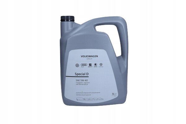 Olej Vag 5W40 5L Special D 505.00 505.01 Skupinové Logo GS55505M4EUR
