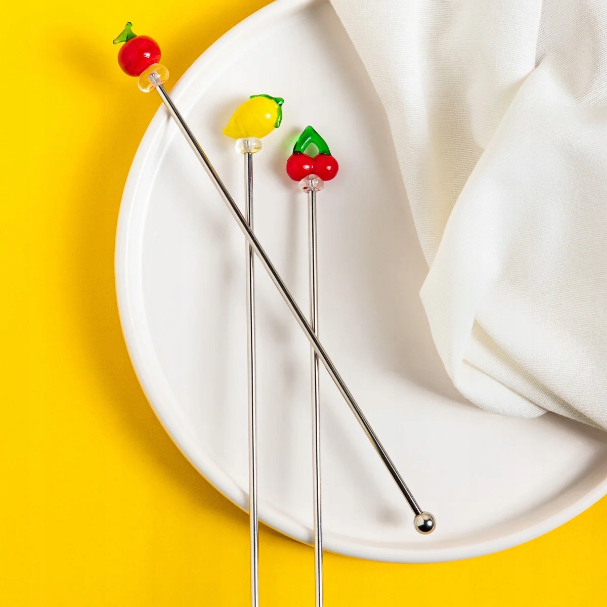 Zestaw mieszadełek ORKEL SUMMER do drinków owoce 3 el HOMLA Stan opakowania oryginalne