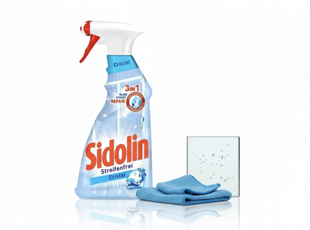 Levně Sidolin cristal Čistič skel a zrcadel Cristal Repair 3v1500 ml