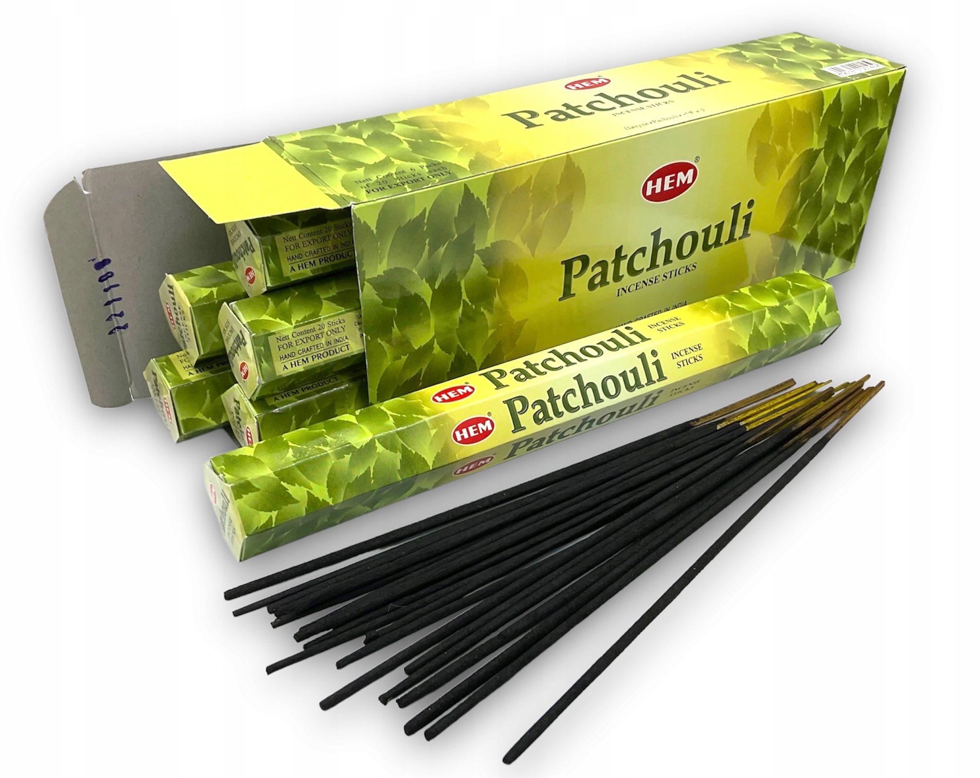 

Kadzidełka zapachowe Hem Patchouli Paczuli 120szt