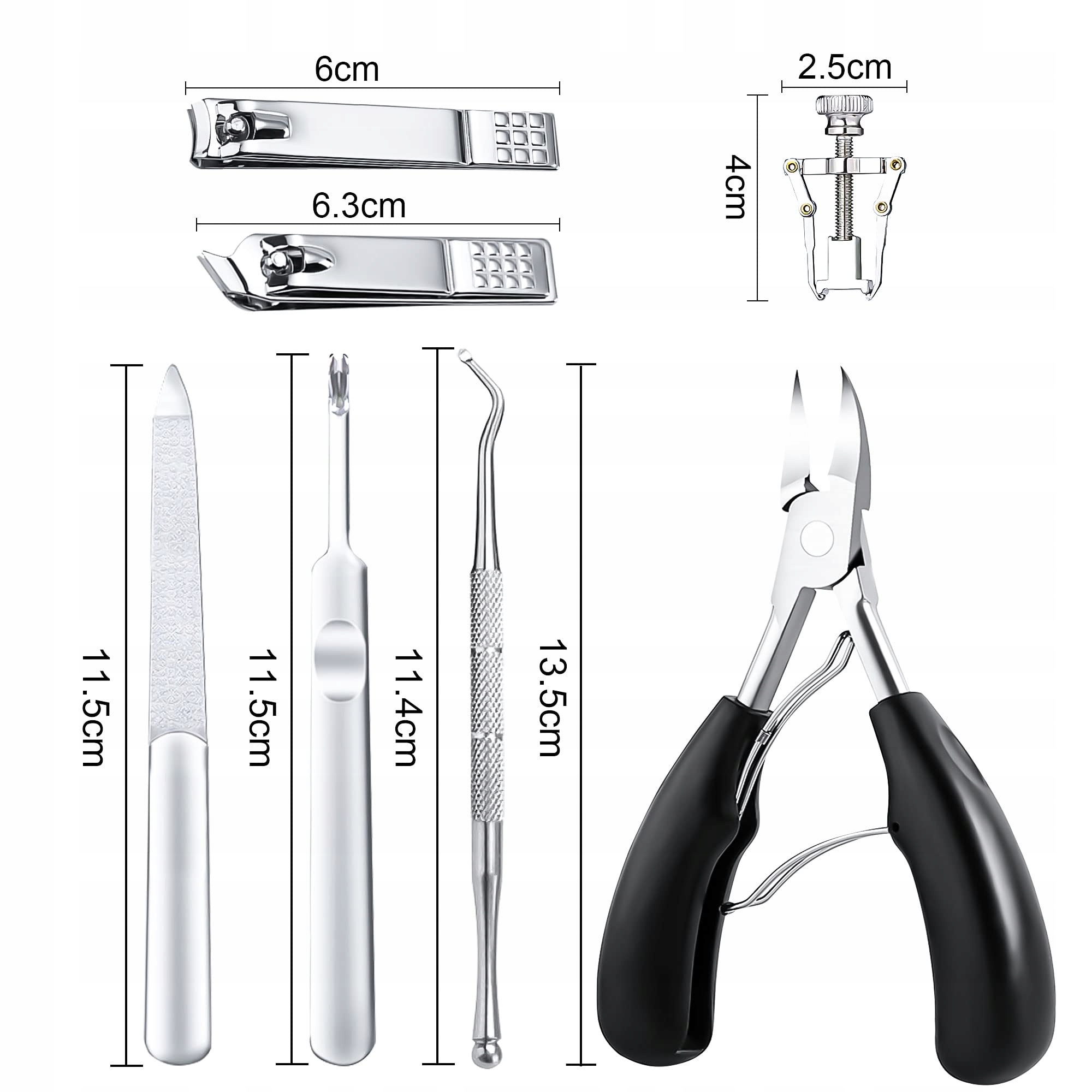 ZESTAW DO WRASTAJĄCYCH PAZNOKCI U STÓP RĄK CĄŻKI Rodzaj inny