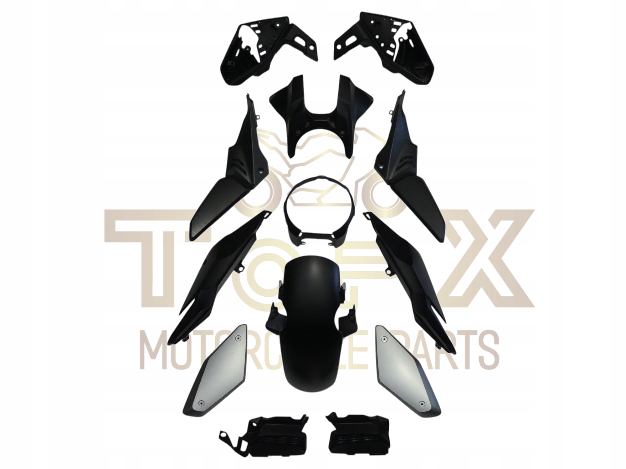 Honda CB650 CB650VEL. 19-20 sada krytek těla blatníku TopX