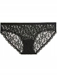 Victoria's Secret dámské kalhotky Allover Lace z luxusní kolekce šedé S S