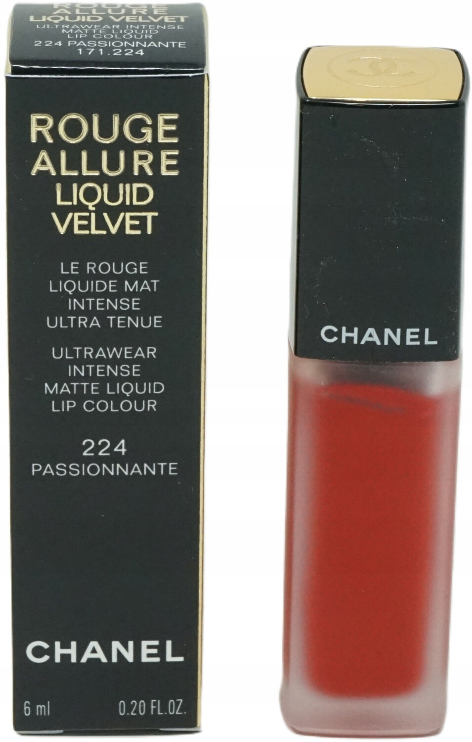 Chanel Rouge Allure Liquid Velvet Rtěnka 224 Passionnante