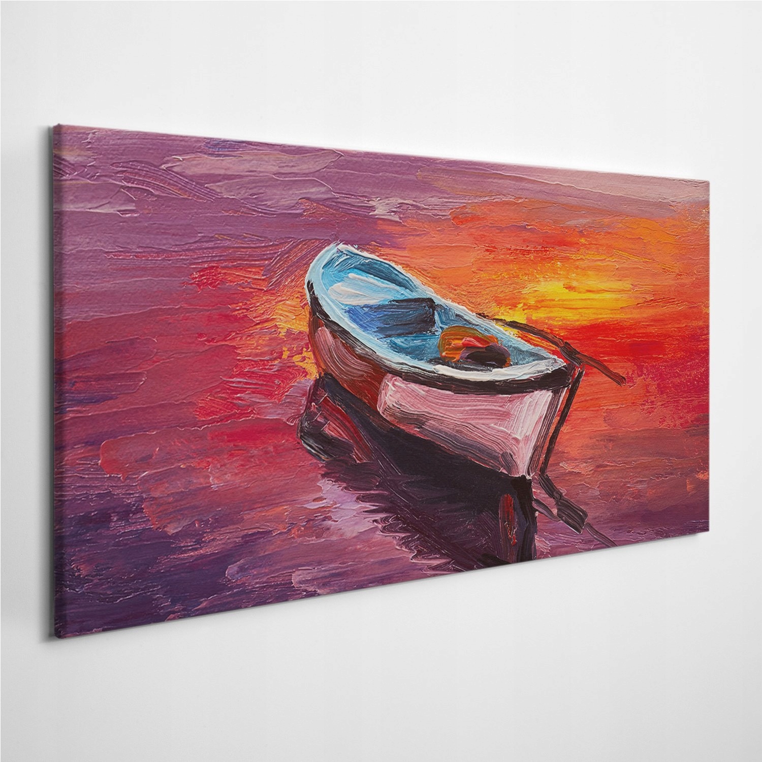 

Zdjęcie na foto-obrazie Łódka Morze Sztuka 120x60