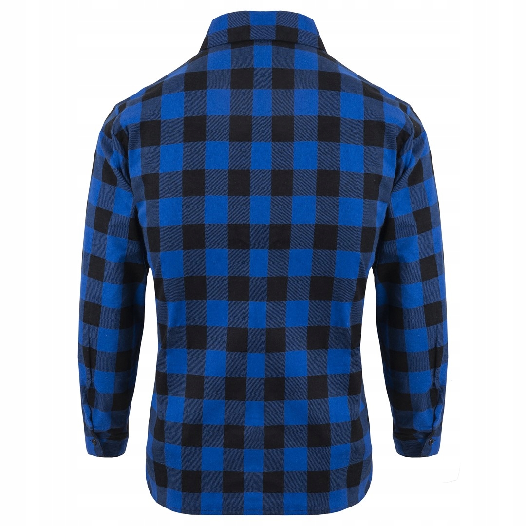 KOSZULA ROBOCZA FLANELOWA do pracy NIEBIESKA KRATA 3XL Rozmiar 3XL