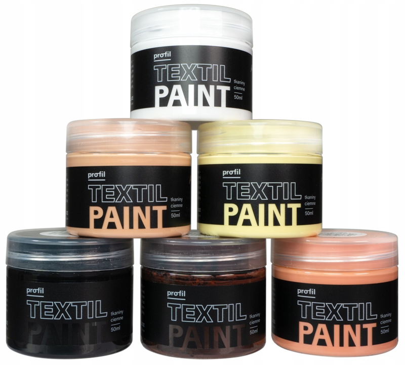 ZESTAW 6 FARB PROFIL do tkanin ciemnych limitowany