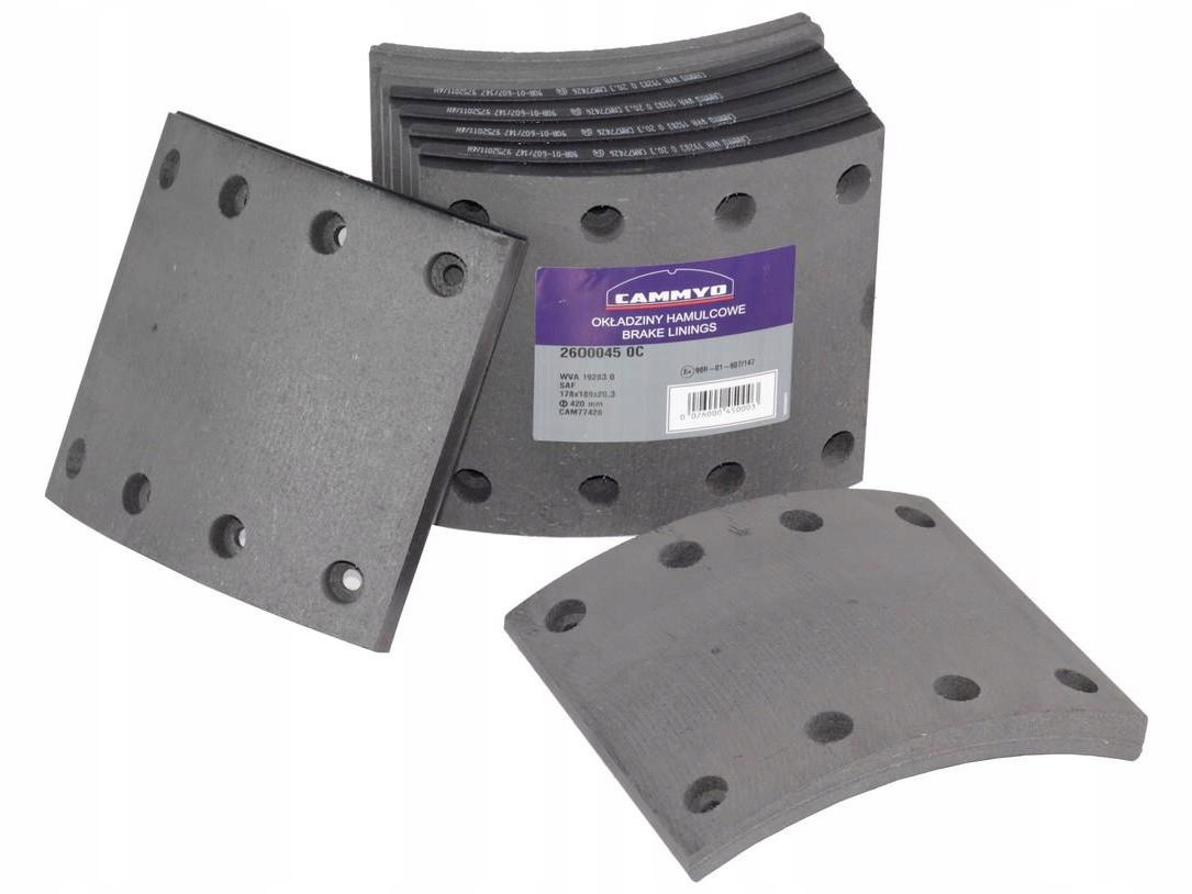 26O0045 2C - ТОРМОЗНАЯ НАКЛАДКА 424 * 178 SAF C / 8