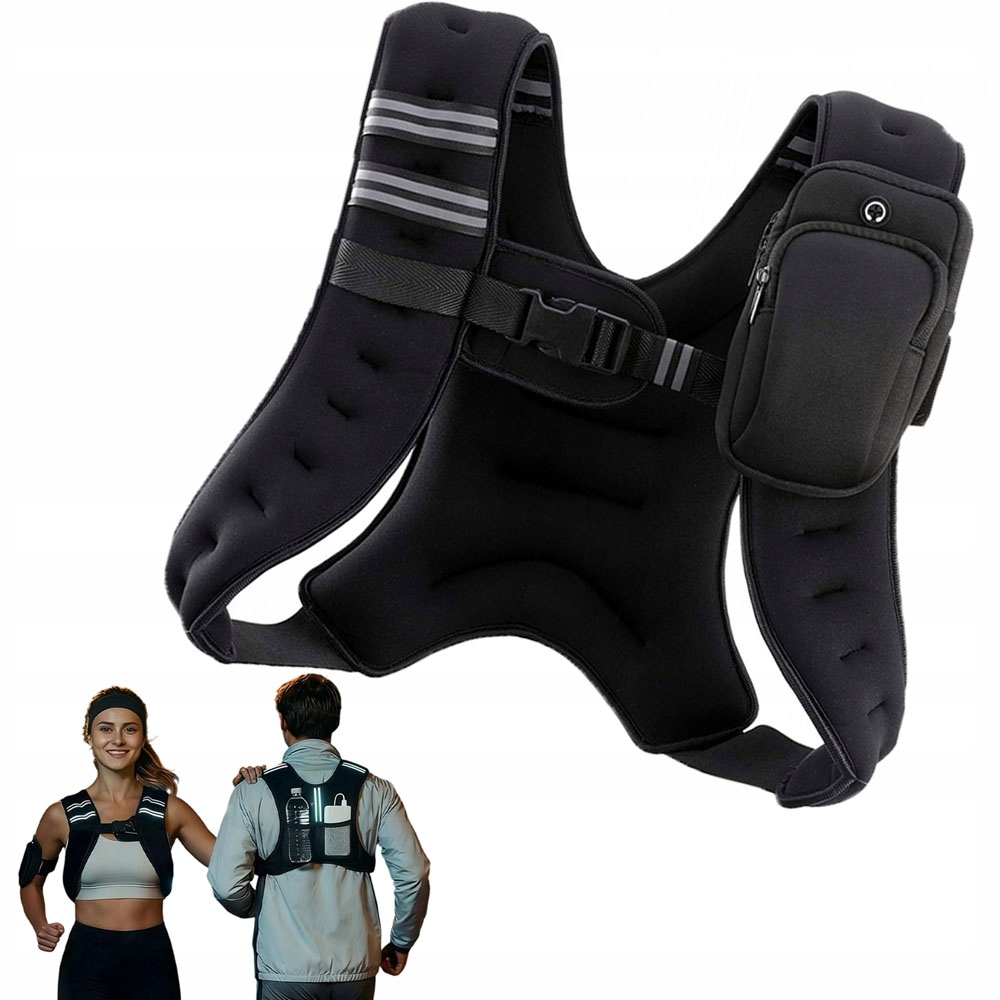 Tréninková vesta 12lb pro každodenní cvičení s odlesky