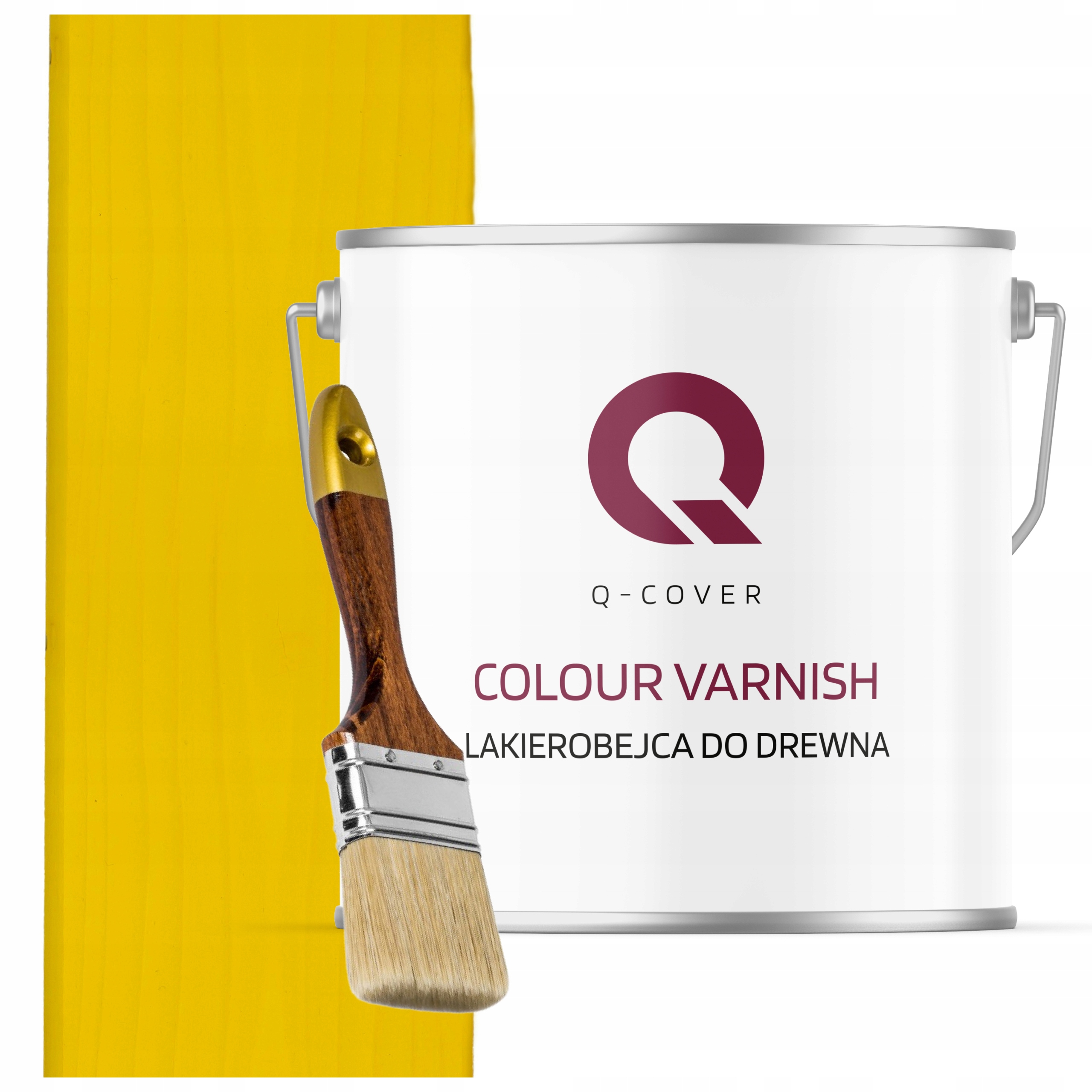 Lakobejca Na Drevené Elemety Výkonná 3V1 Žltá Saténová 5L Darček