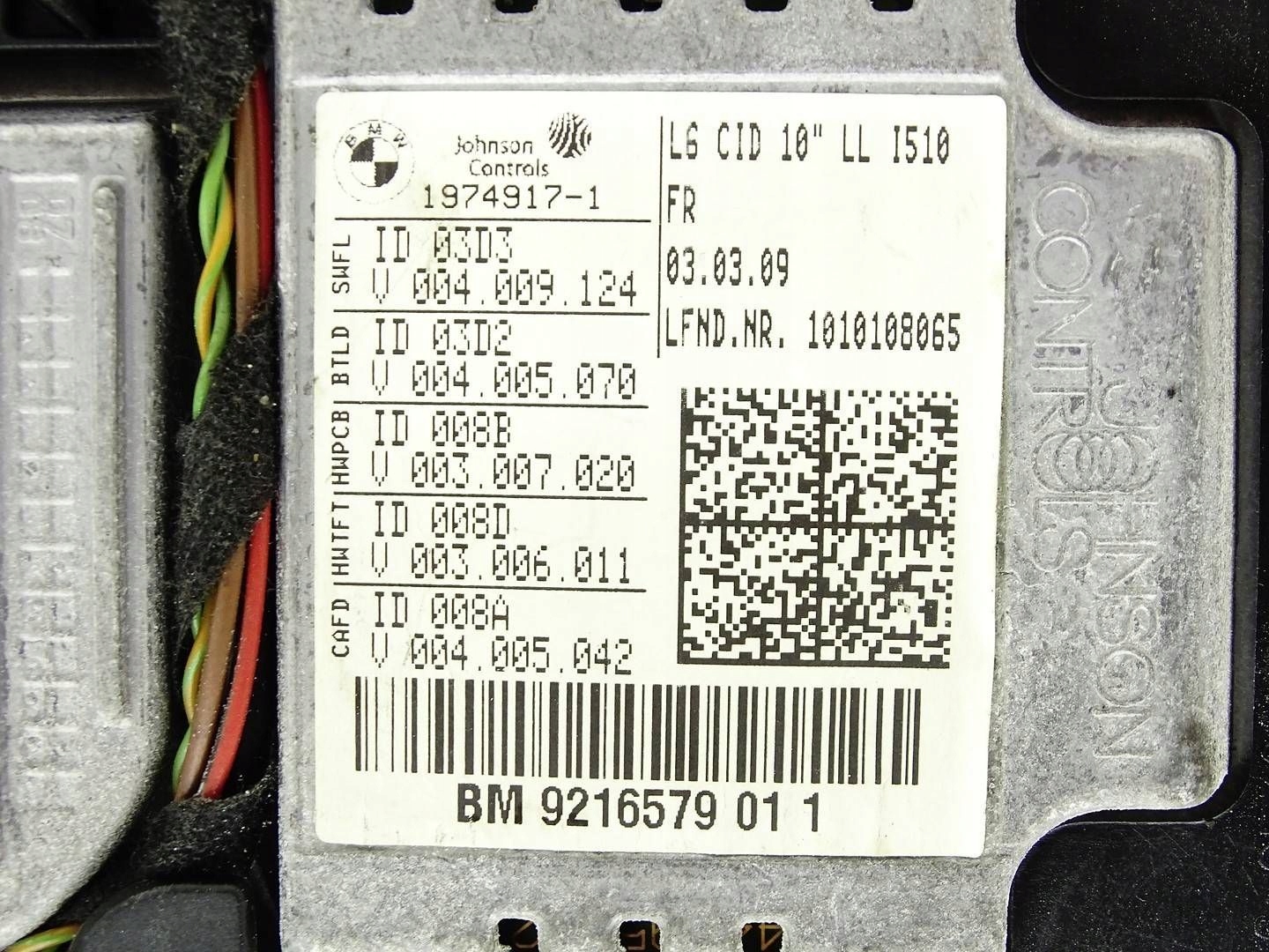display PANEL navigation devices EKRAN module BMW 7 F01 F02 EU 1974917