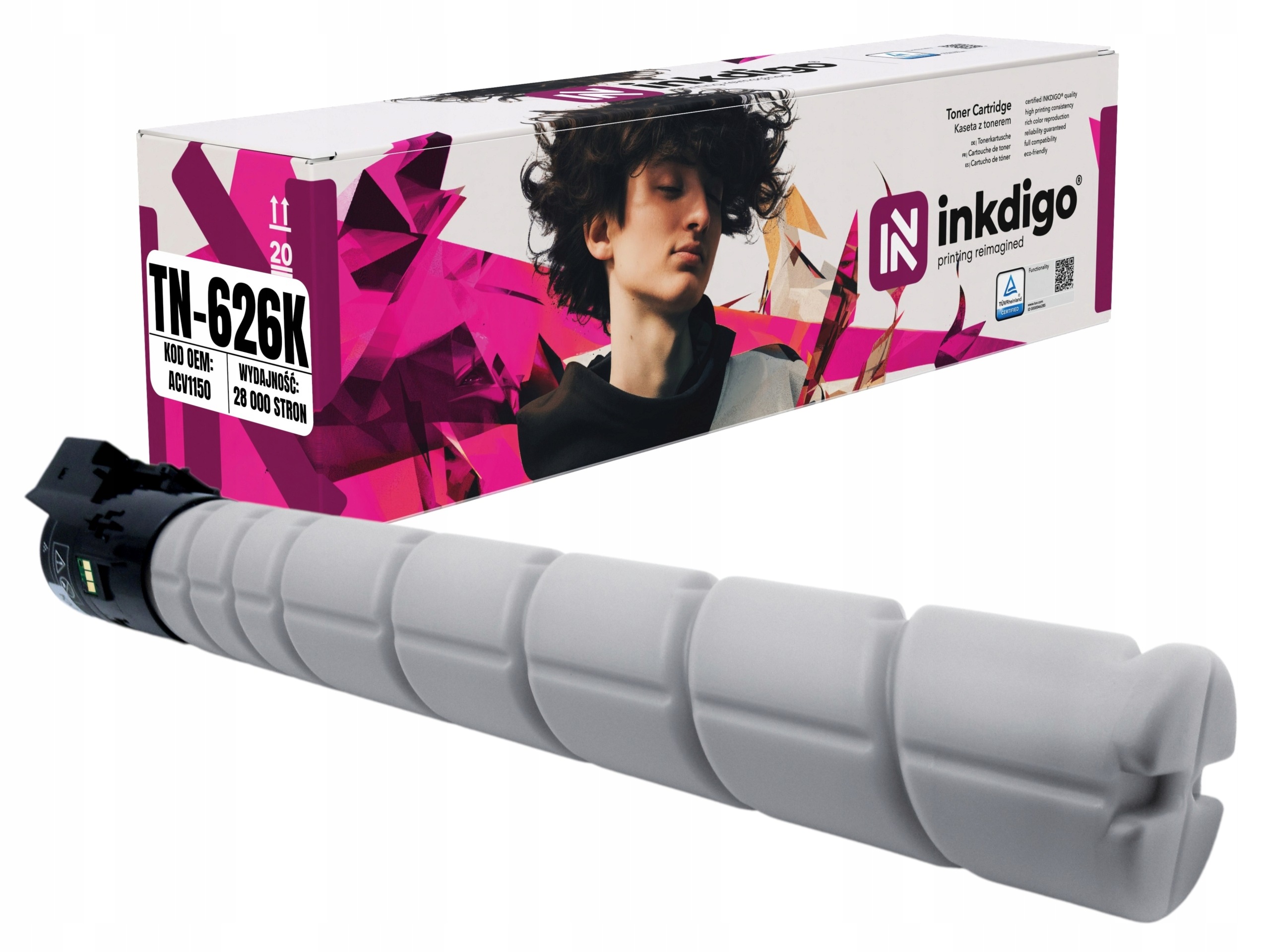 Toner TN-626K ACV1150 pro Konica Minolta C450 C451 C550 C551 C650 C651