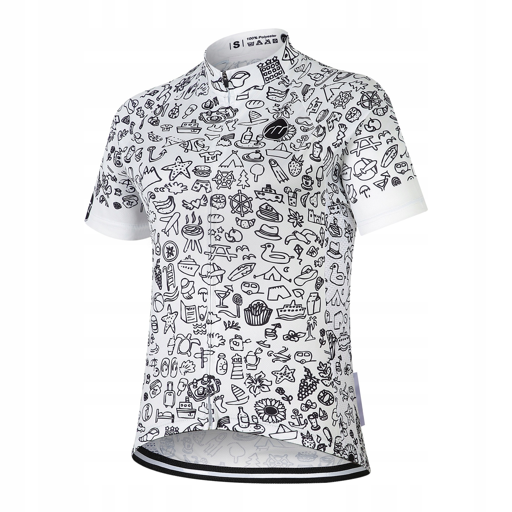 Madani: koszulka rowerowa męska EMOTICON, r. L