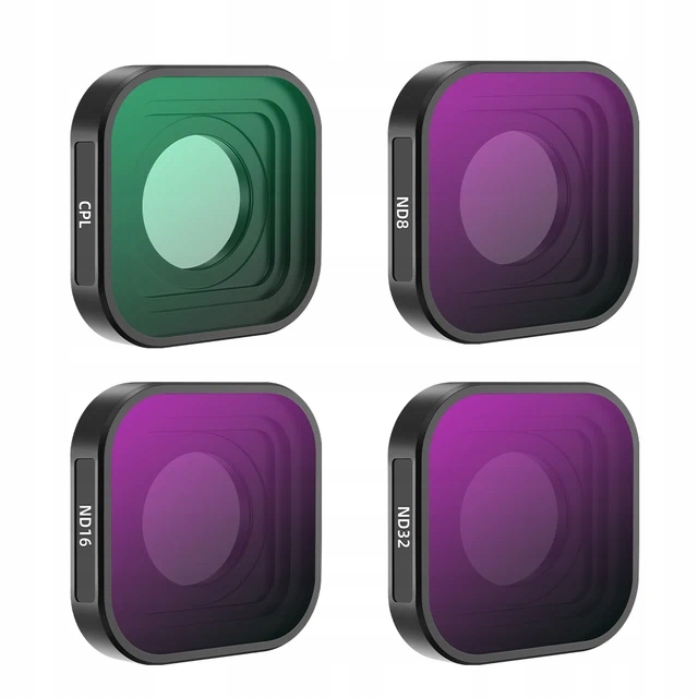 Sada Šedých Filtrů Pro Kameru Gopro 9 10 11 ND8 16 32 Polarizační Cpl
