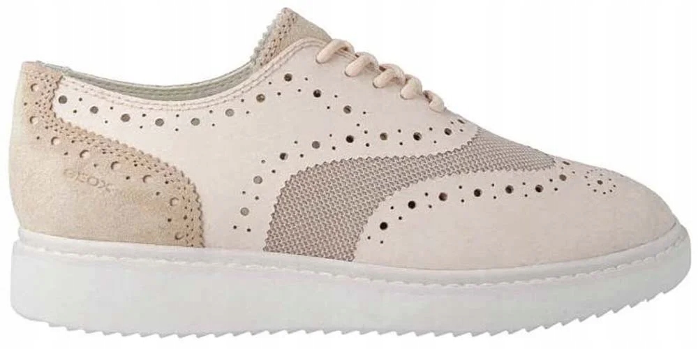 Geox Dámské polobotky D Thymar A velikost 39 Světle růžová lícová kůže