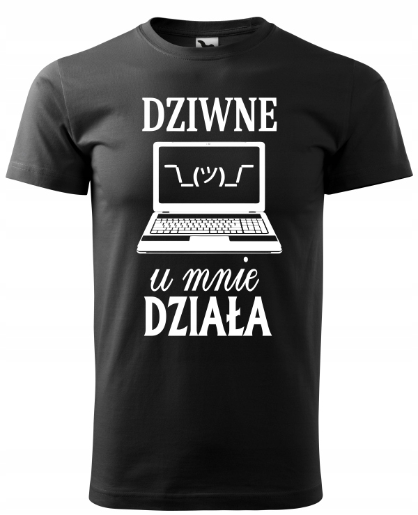 

Koszulka informatyk programista u mnie działa