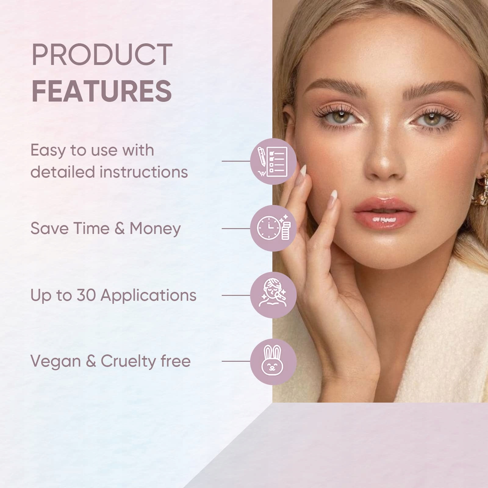 LIBEAUTY Zestaw Do Liftingu Rzęs Łatwy W Użyciu Do Salonu I Domu — miniatura 6