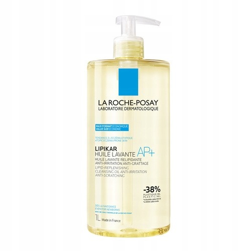 La Roche-Posay, Lipikar Huile Lavante Ap, olejek myjący, 1 l