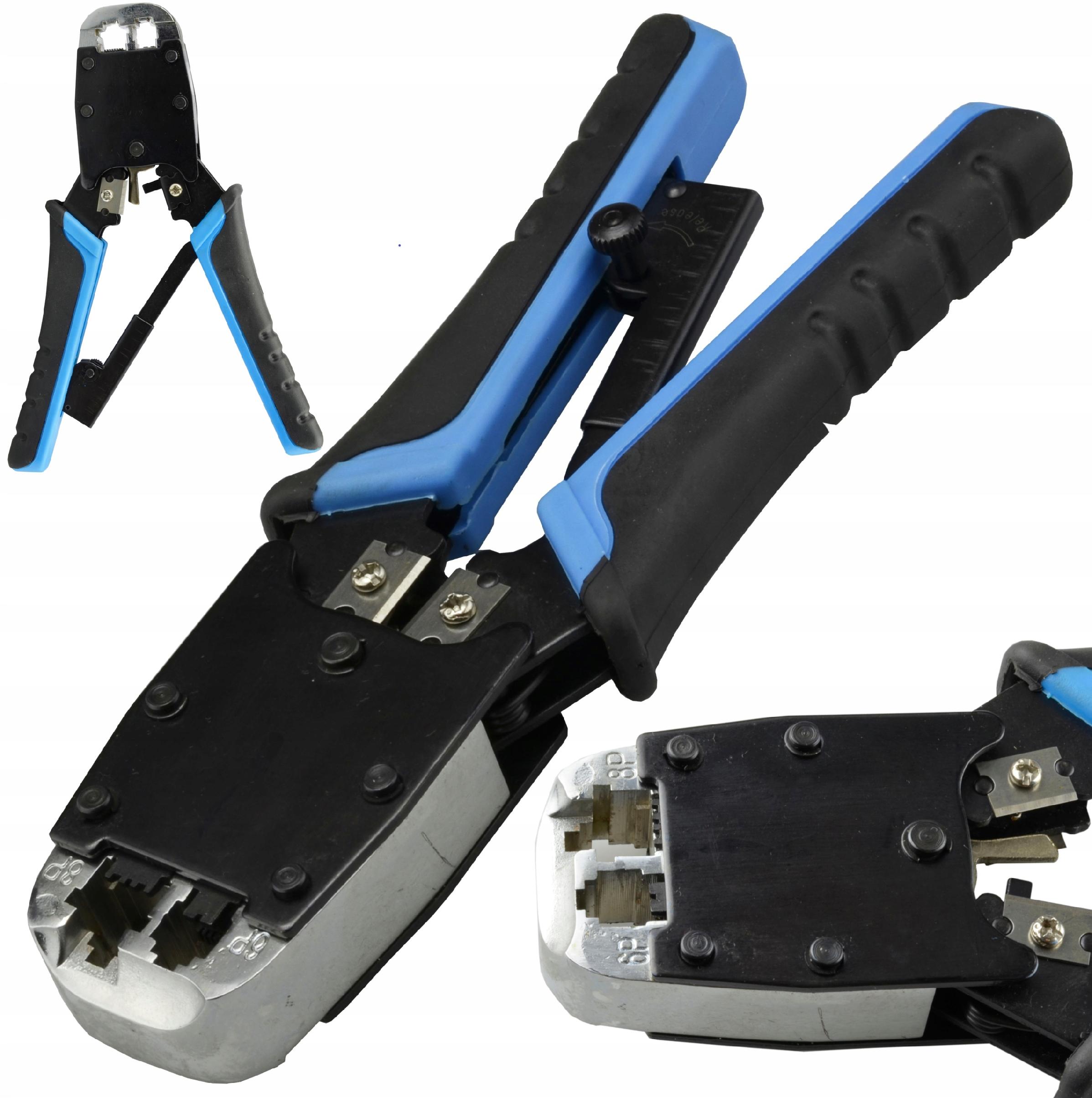 Neku Zaciskarka wtyków RJ45 RJ12 RJ11 czołowa