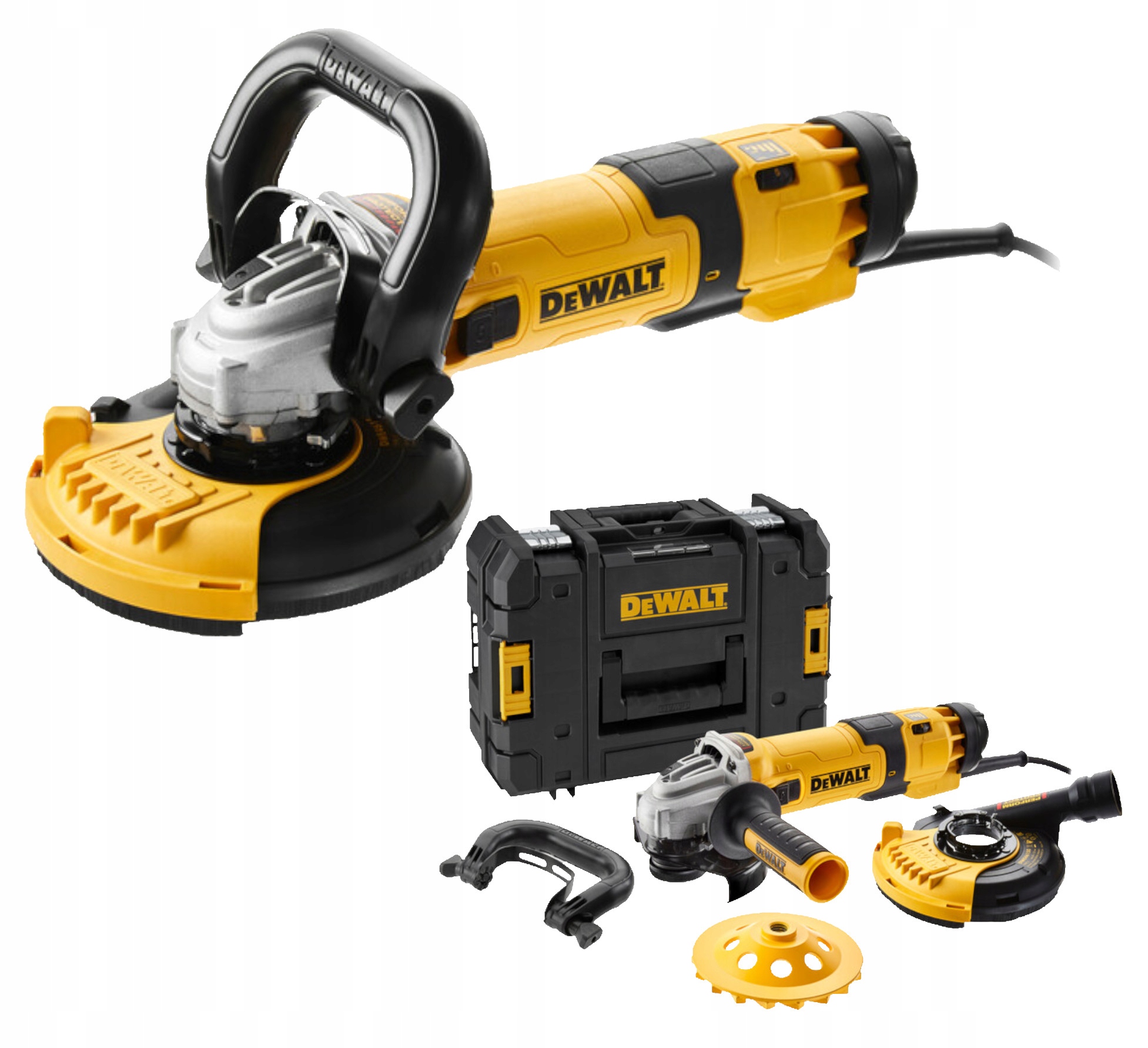 DeWALT Szlifierka Kątowa 125MM Frezarka do Betonu M14 1500W 230V DWE4257KT