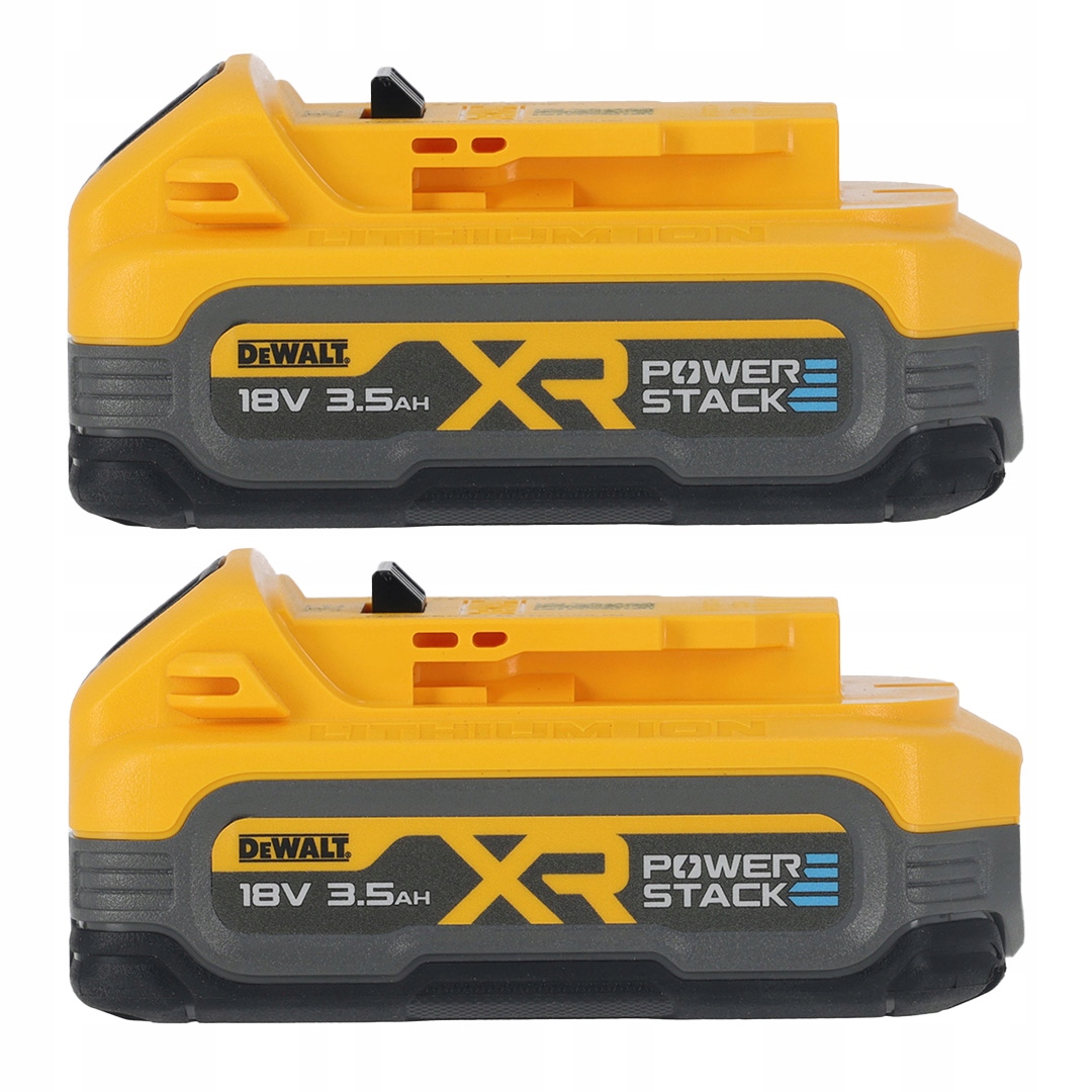 Sada 2 akumulátorů DeWALT DCBP318S2 Li-Ion PowerStack 18V 3,5Ah