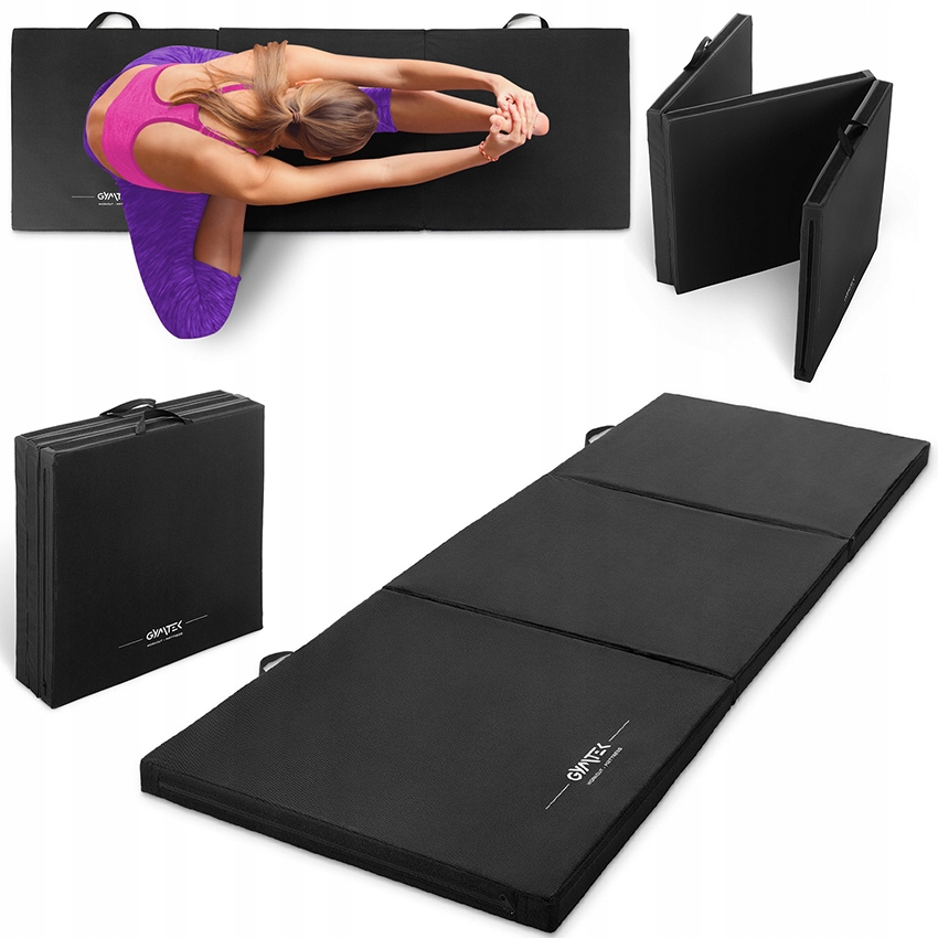 Trojitá Skládací Fitness Matrace 180x60x5CM Gymtek
